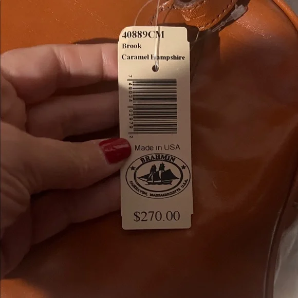 Brahmin vintage Brown Leather Women's Bag
